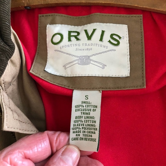 Lightly Used Orvis Heritage Lined Zip & Button Field Coat - Picture 3 of 16